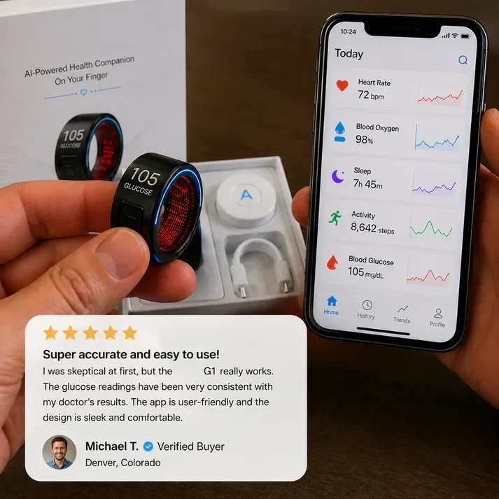 ⭕️Latest Technologies in 2026🔥 Non-Invasive Smart Ring