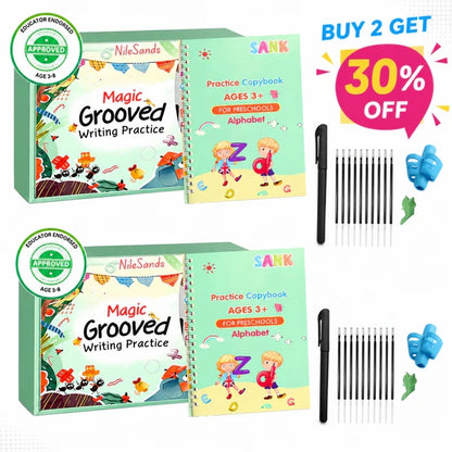 💥LAST DAY SALE 50%OFF📚MagicBook | Kids Practice Copybook Set (4Pcs/Set)