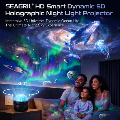 Official Store | 💕🎁 360° Smart Holographic Starry Sky Projector (HD Smart Dynamic 5D)