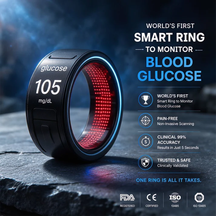 ⭕️Latest Technologies in 2026🔥 Non-Invasive Smart Ring