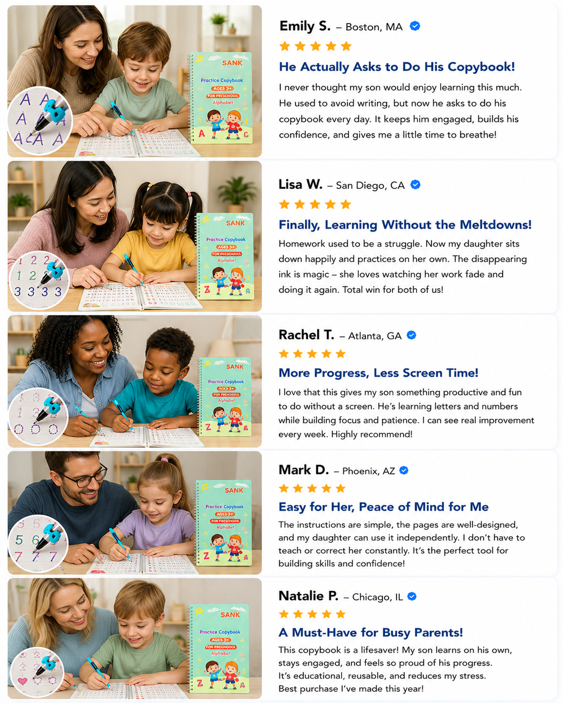 💥LAST DAY SALE 50%OFF📚MagicBook | Kids Practice Copybook Set (4Pcs/Set)