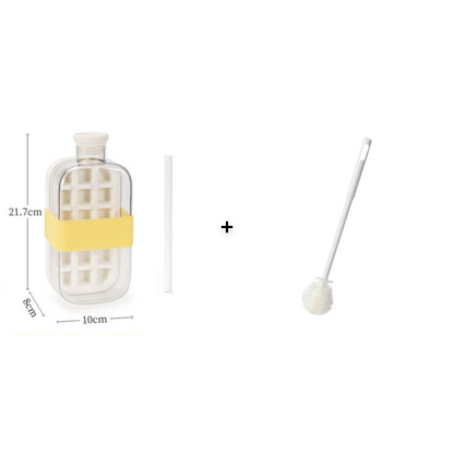 ❄️2-in-1 Ice Cube Maker Water Bottle Built-In Ice Tray, Food-Grade Silicone, Bpa-Free. Make Ice & Store Water In One Bottle – Ideal For Gym, Office & Travel! 🏋️‍♂️💼✈️
