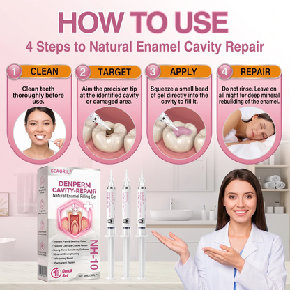 SEAGRIL® DenPerm Cavity-Repair Natural Enamel Filling Gel